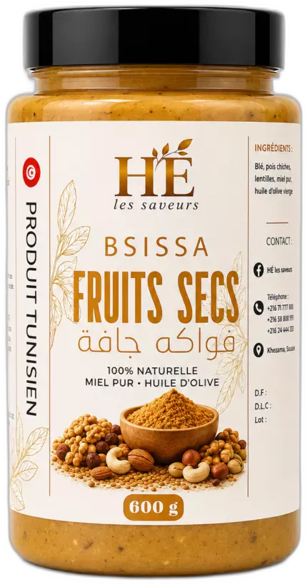 Bsissa Fruits Secs — Poids : 600g