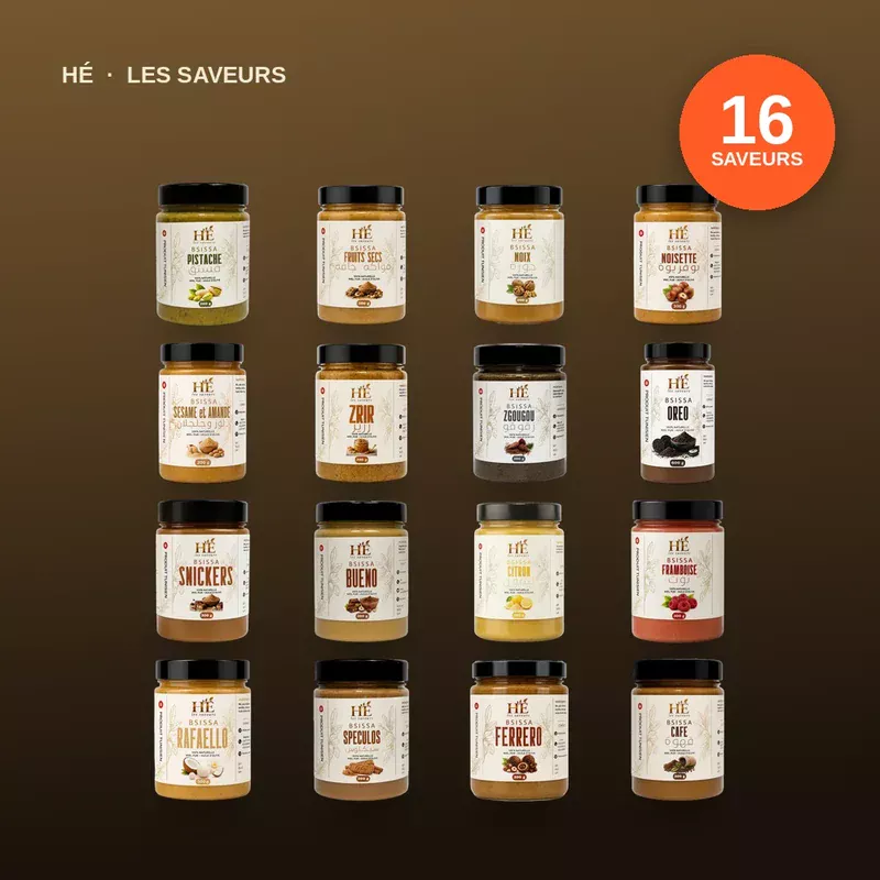 Pack de Dégustation 16 saveurs