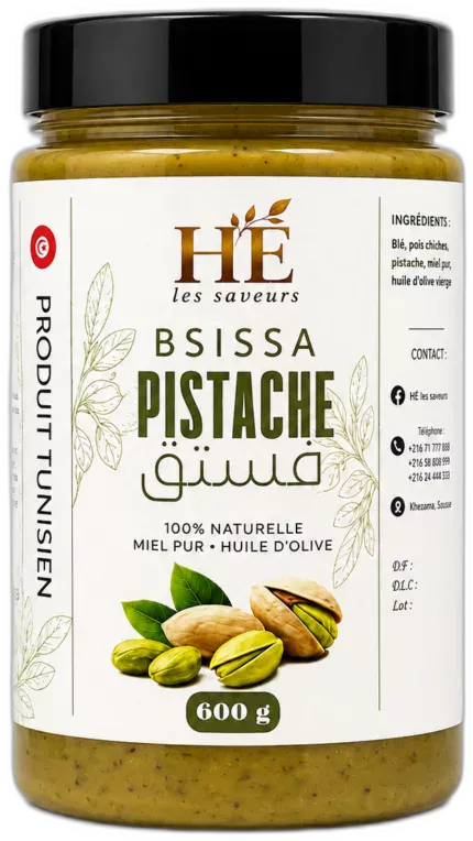 Bsissa Pistache — Poids : 600g