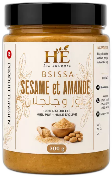 Bsissa Sésame et Amande — Poids : 300g